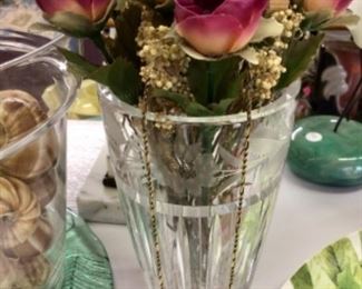 Lots of cut, pressed and Waterford glass