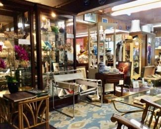 Marcel Breuer chair. Heywood table, silverware chest