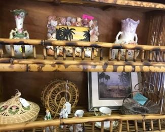 Baskets, porcelain, Florida painting