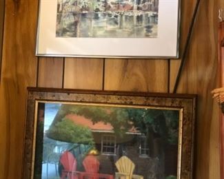 Water color and pastel original art