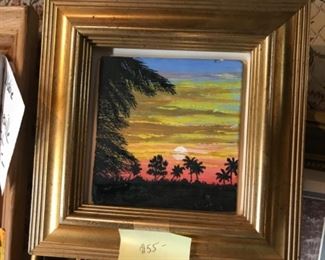 Highwayman style little painting