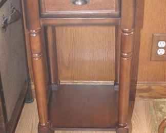 End table with drawer.