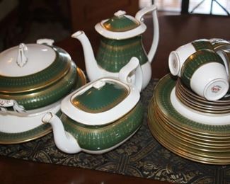 59 piece set of Spode "Royal Windsor" dinner set.