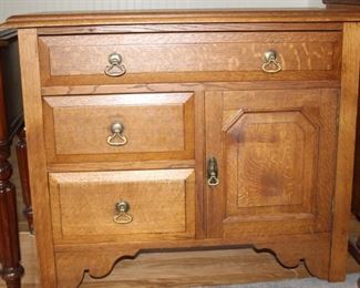 English wash stand chest.