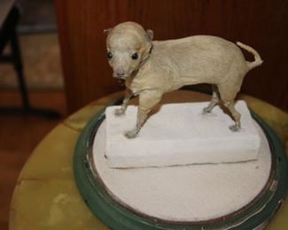 Stuffed miniature chihuahua.