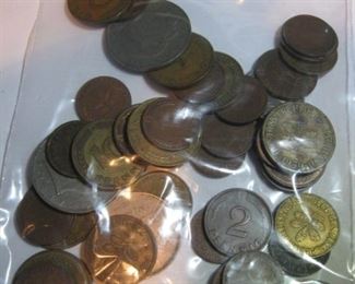 Lot of German coins.