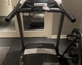 $750 - NordicTrac C-900 Pro Treadmill with iFit workout programs - up to 15% incline and 12 MPH speed,  This Treadmill has a spacious running surface with a 20" x 60" tread belt and  "QuadFlex" cushioning system.