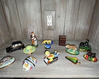 Limouge trinket boxes