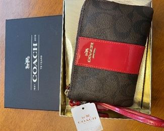 Coach wristlet 