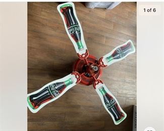 Here’s what the coca-Cola fan looks like when it is assembled.