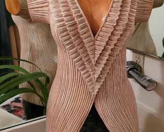 Wood carving "Torso" by David Elder