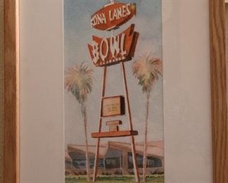 "Kona Lanes Bowling" by Mary Monge