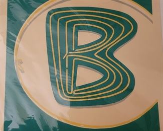 "B as in Bowl"  ( linocut) by Dave Lefner)