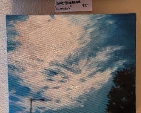 3 small sky studies by Diana Bonebrake