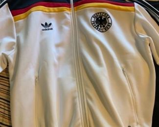 one of many Adidas track suit tops