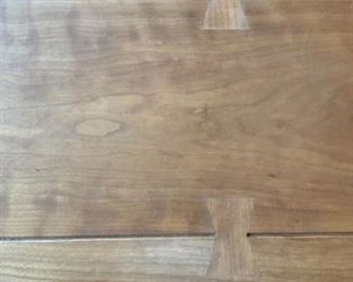 butterfly inlay on Stickley table