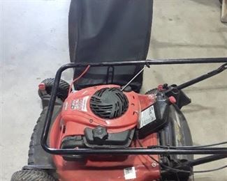TROY-BILT Lawn Mower with Bag. Has a Briggs and Stratton 550EX and a 21" Deck