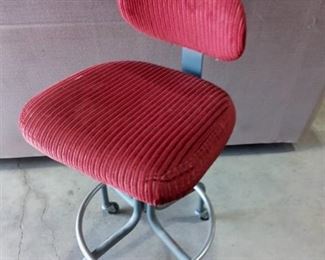 Inter Royal Metal Rolling Stool