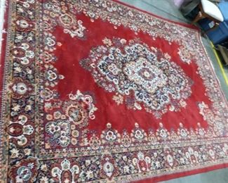 Miraz Pure Worsted New Wool Pile Area Rug 98 x 134 in