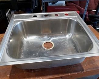 Franke Stainless Sink 9 x 25 x 22 in
