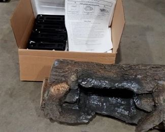 Natural Flame and Everlogs Ventless Cartridge Fireplace System includes 4 Cartridges