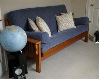 Futon and 1979 National Geographic Political Globe