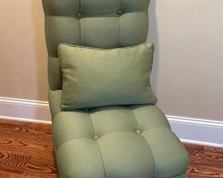 Artitalia dining chair with antler detail and custom upholstery