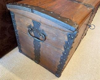 Antique trunk.