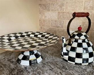 McKenzie Childs serving pieces