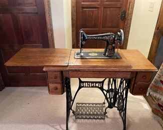 Antique Singer sewing machine