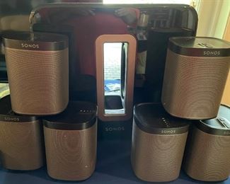 Set of Sonos speakers