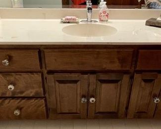 Vanity, top and faucet