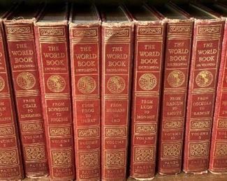 Set of vintage encyclopedias