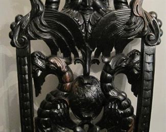 Fabulous Toscano Dining Room Set , table and 6 chairs , featuring heavily carved Griffins, Lions and North Wind detail