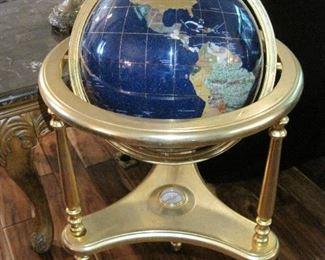 Gemstone Floor Globe.