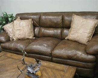Leather Sofa. 