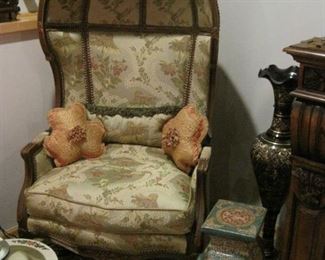 1 of 2 Lady Alcott Chairs. 