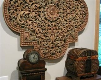Wall Carving. Decorative Boxes. 