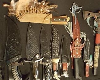 A collection of Knives. 