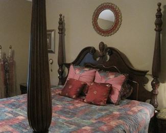 Four Poster Bed.