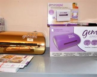 Gemini Die Cutting Machines of ALL sizes, Most New & Never Used