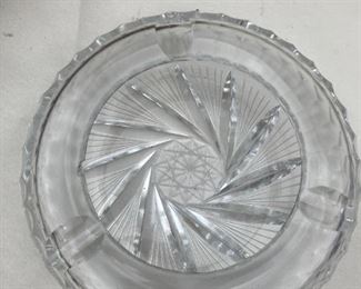 huge selection of fancy glass and crystal candy dishes, liqueur glasses, ashtrays etc