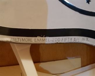 Made by Baltimore Enamel 200 Fifth Ave. New York