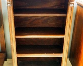 Bookcase With 4 Total Shelves, 39.5" High x 25" Wide x 13" Deep