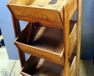 Gallo Branded 3-Bin Display, 43" High