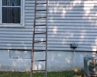 Wooden ladder 