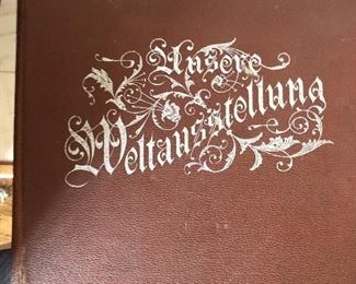 German World's Fair antique book