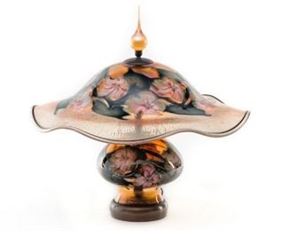 Charles Lotton art glass lamp