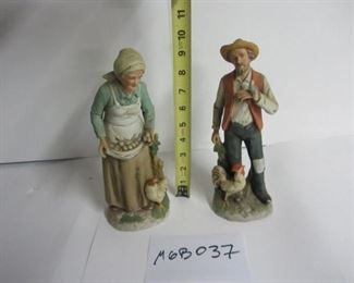 Man and Wife Statuettes