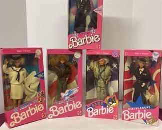 Mattel Stars and Stripes Barbies